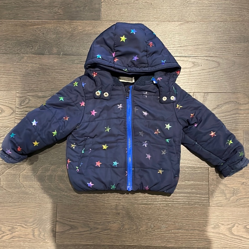 Kids Stella McCartney coat with stars